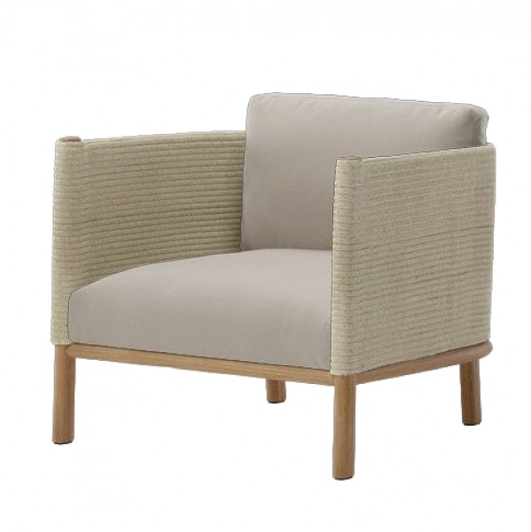 Outdoor Furniture Hotel - Rama z drewna tekowego, plecionka z