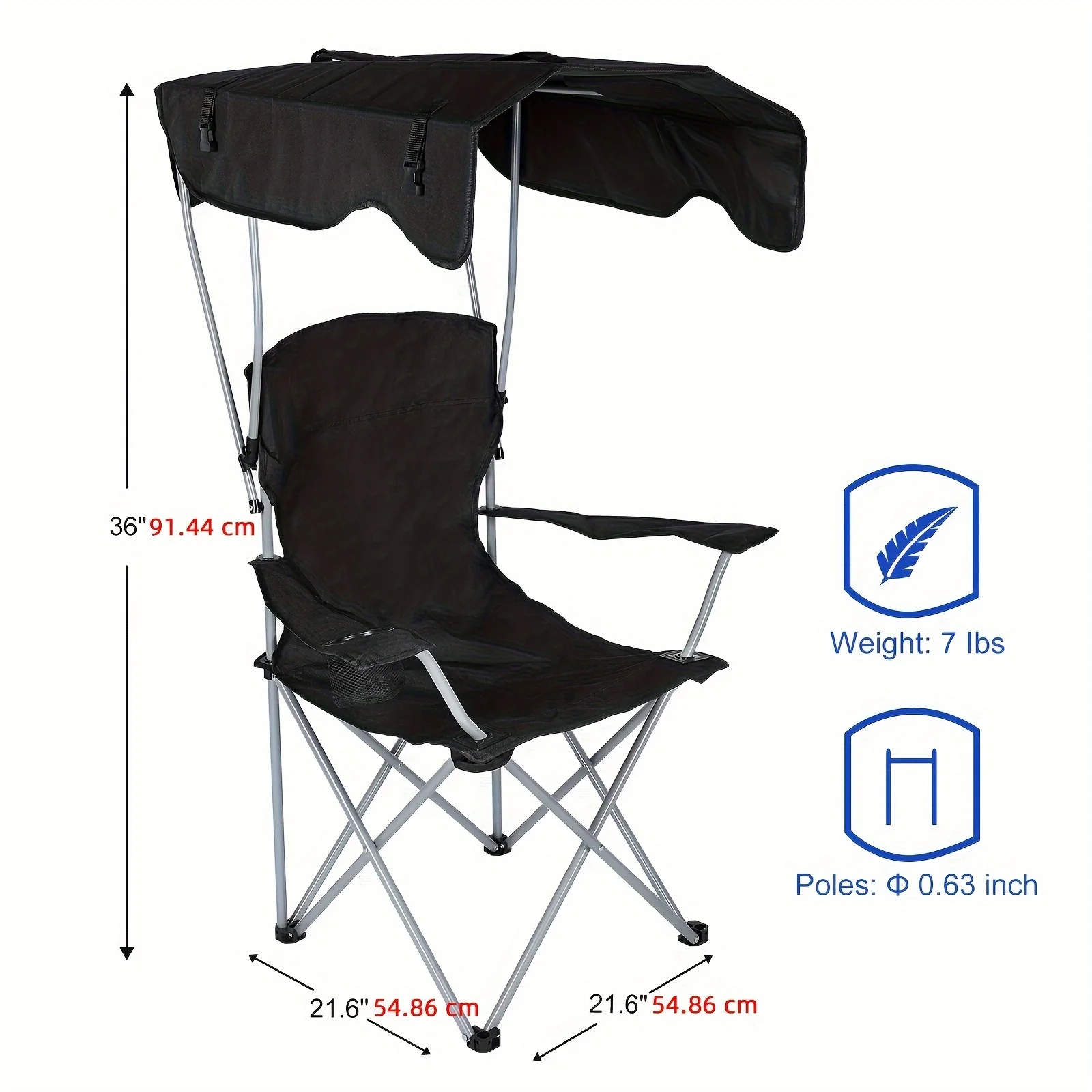 Outdoor Furniture Diy Plans - Krzesło wypoczynkowe z baldachimem i osłoną