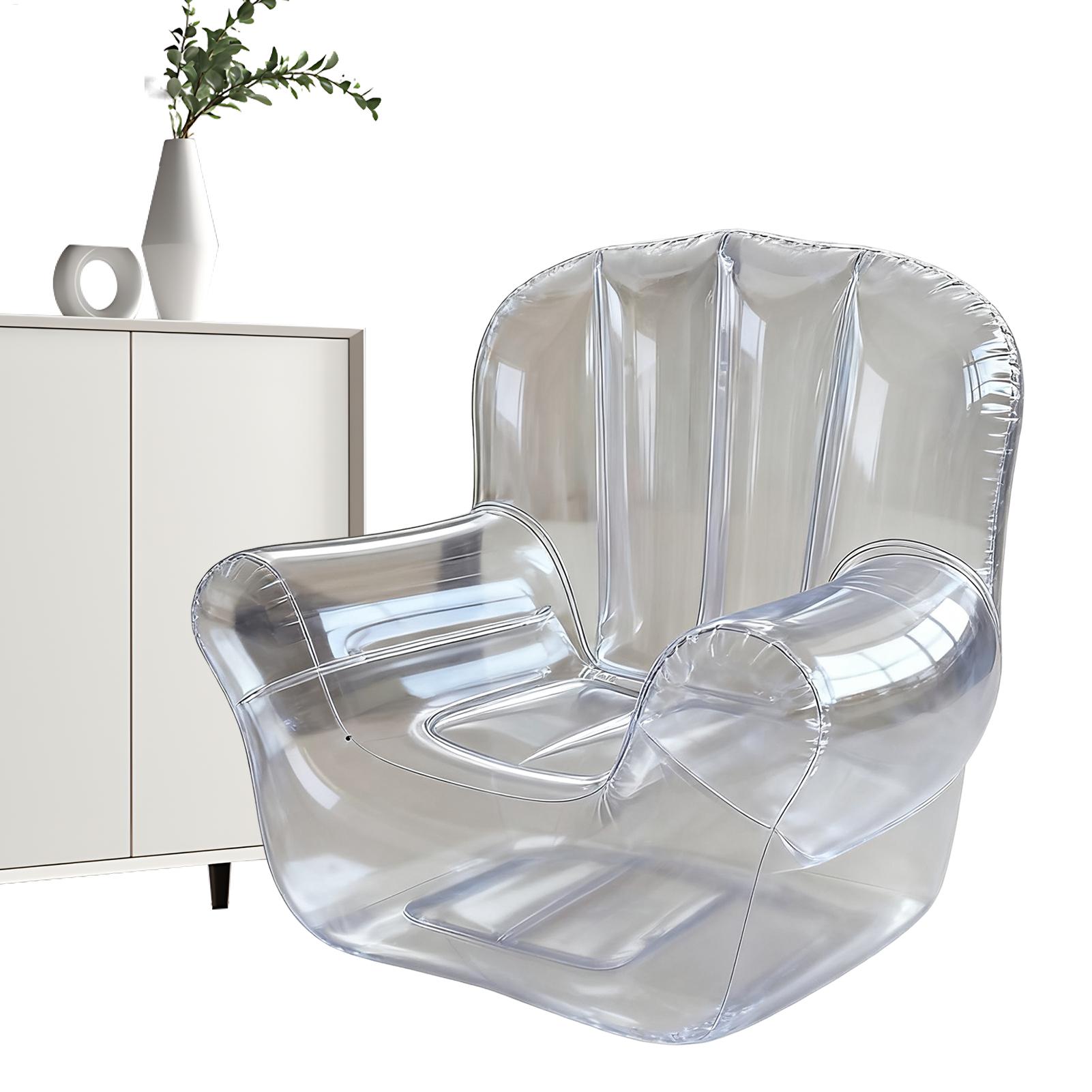 Outdoor Furniture Nearby - Gruba Przezroczysta Sofa PVC Nadmuchiwana Sofa