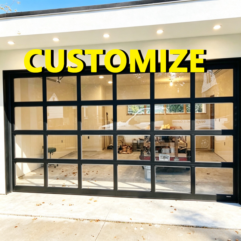 Outdoor Furniture Aluminium - Garażowe drzwi sekcjonalne z czujnikiem światła