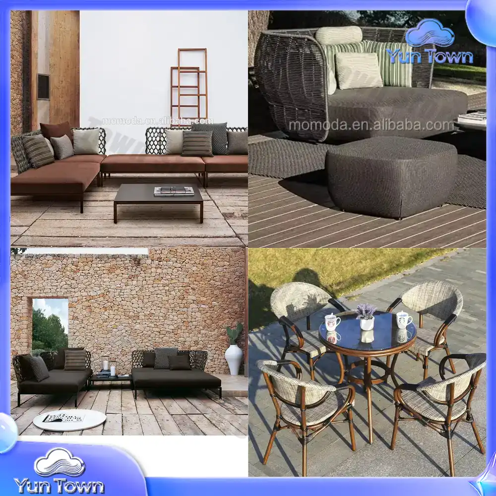 Outdoor Furniture Italy - Nowy Włoski Design Unikalny Czarny Metal