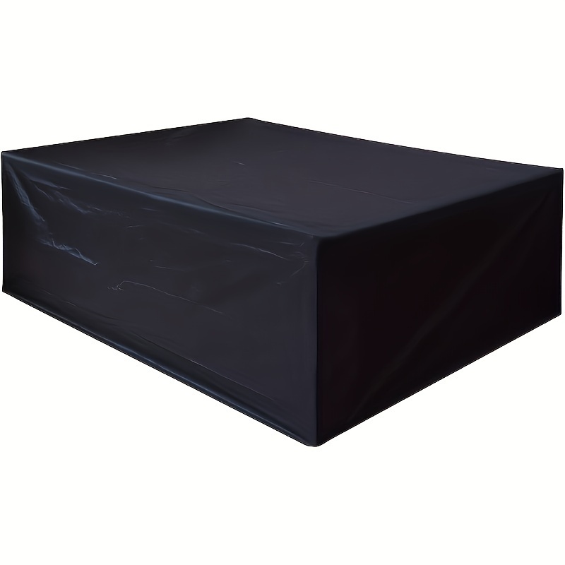 Outdoor Furniture Covers - Czarna osłona na meble ogrodowe, pokrowiec
