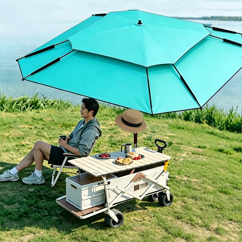 Parasol Umbrella Large - Parasol wędkarski ośmiokątny 2.0-2.6M, nowy, innowacyjnie