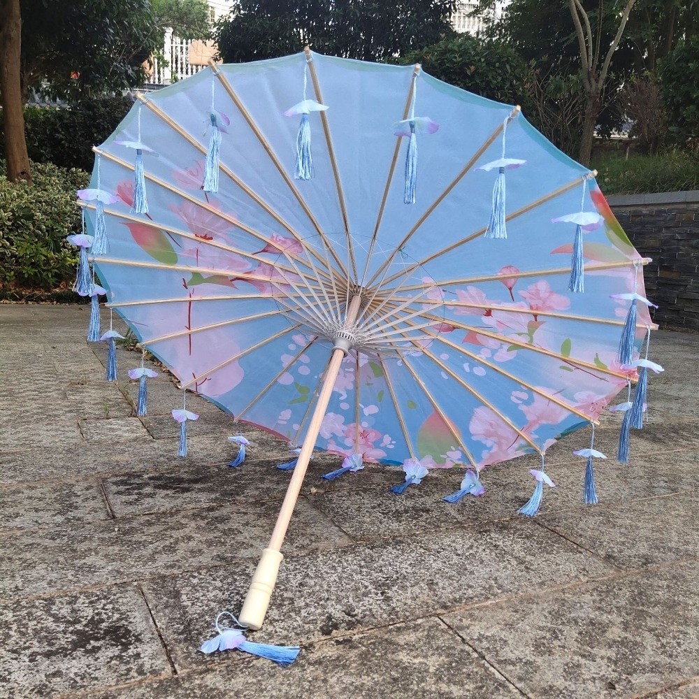 Parasol Umbrella Large - Parasol Jedwabny Chińsko-Japoński Artystyczny Duży 82cm