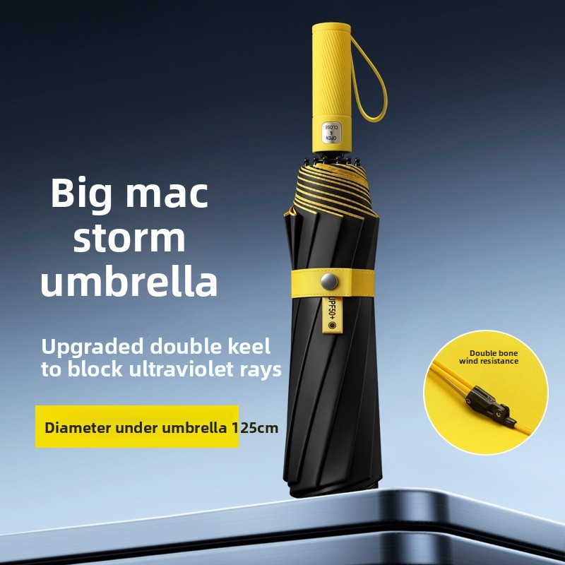Parasol męski 125 cm, potrójni – Parasol Umbrella Large recenzja i cena