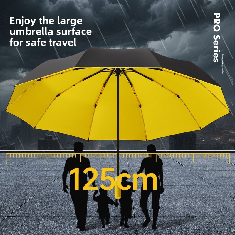 Parasol męski 125 cm, potrójni – Parasol Umbrella Large recenzja i cena