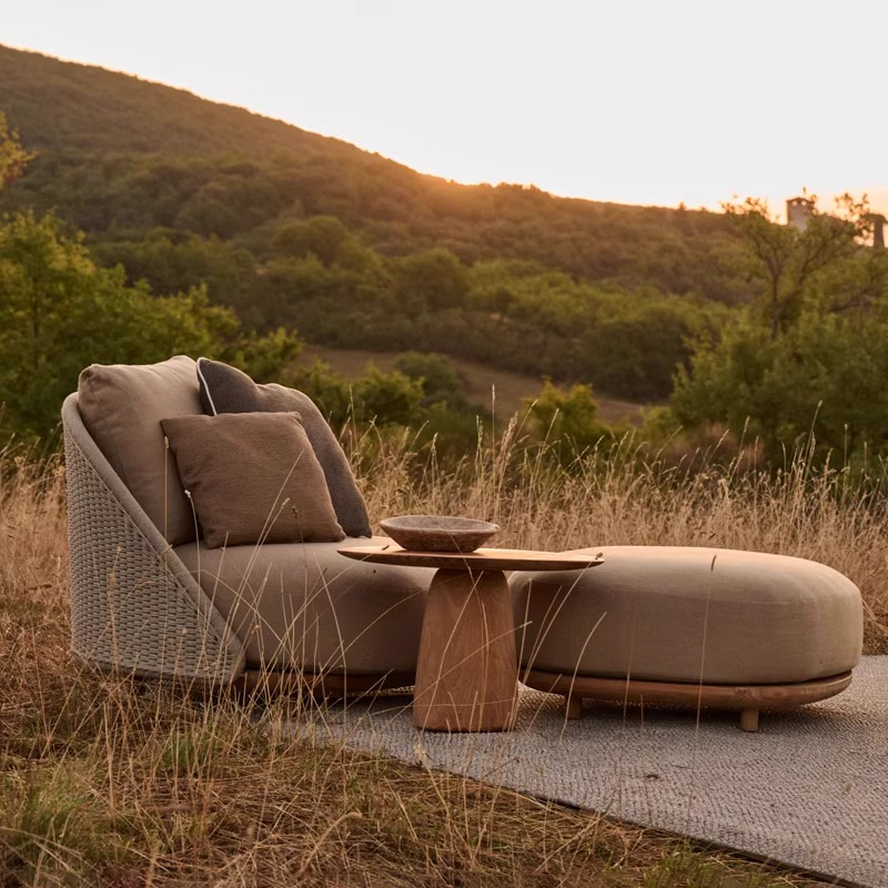 Nordycka sofa z teaku do użytk – Outdoor Furniture Hotel recenzja i cena