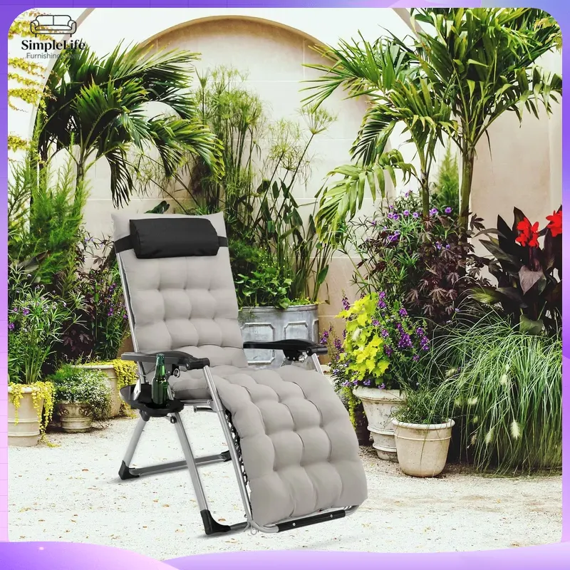 Leżak bezgrawitacyjny, regulow – Deck Chair Lounger recenzja i cena
