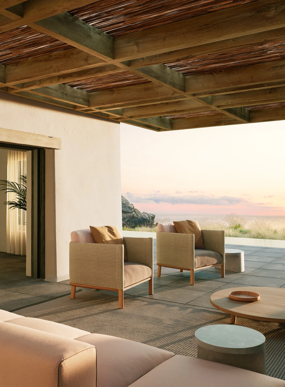 Rama z drewna tekowego, plecio – Outdoor Furniture Hotel recenzja i cena