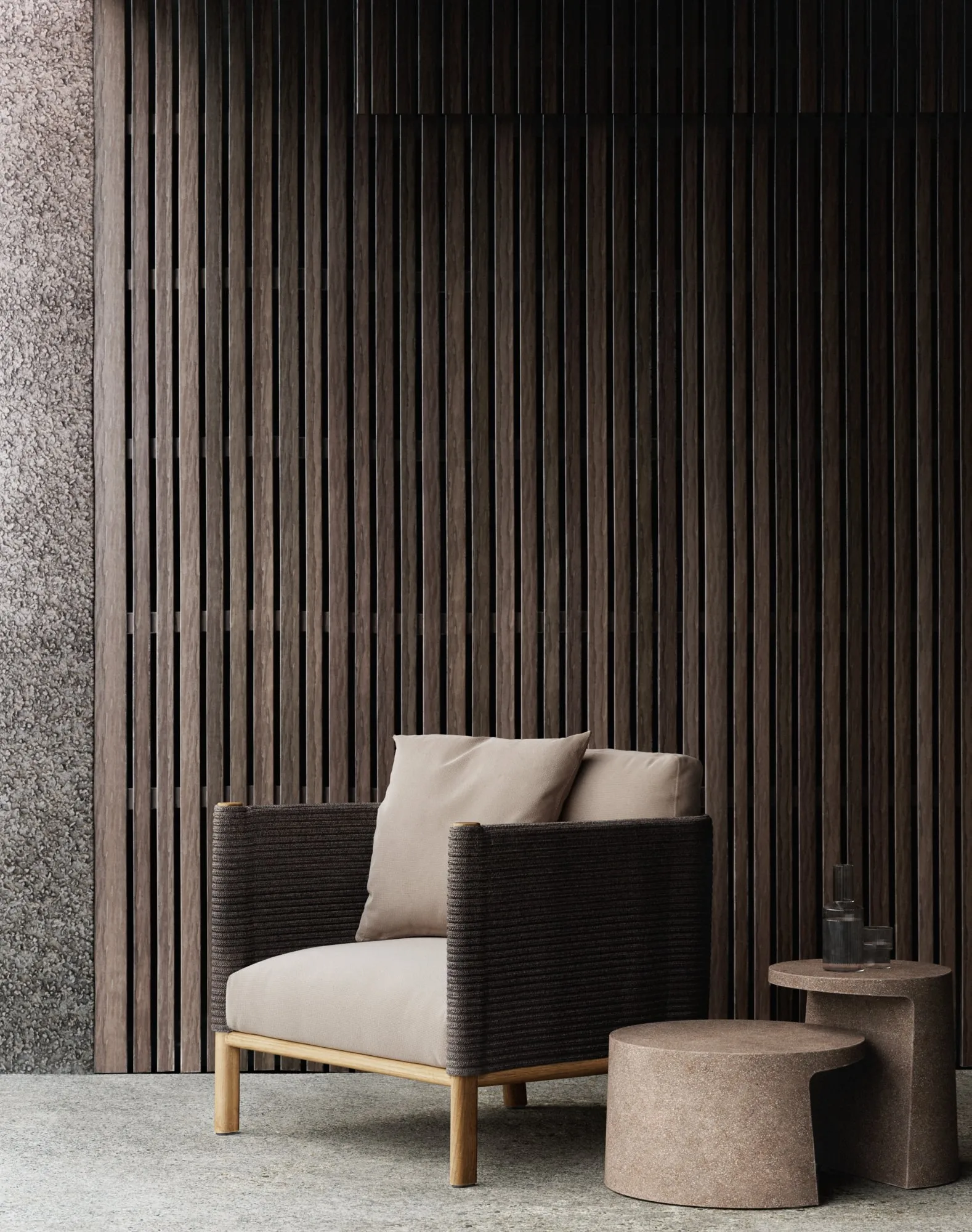 Rama z drewna tekowego, plecio – Outdoor Furniture Hotel recenzja i cena