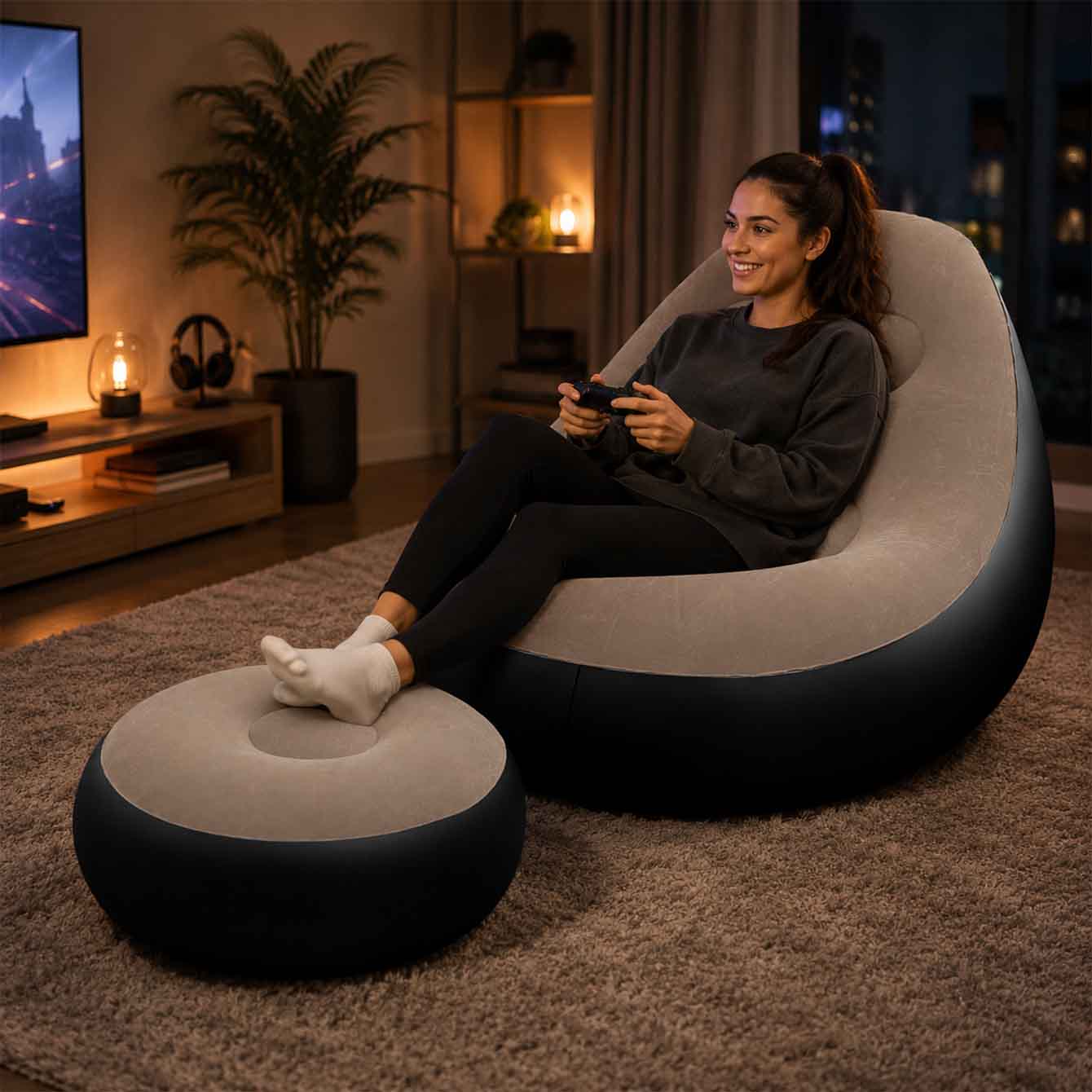 Nadmuchiwane krzesło dla doros – Outdoor Furniture Nearby recenzja i cena