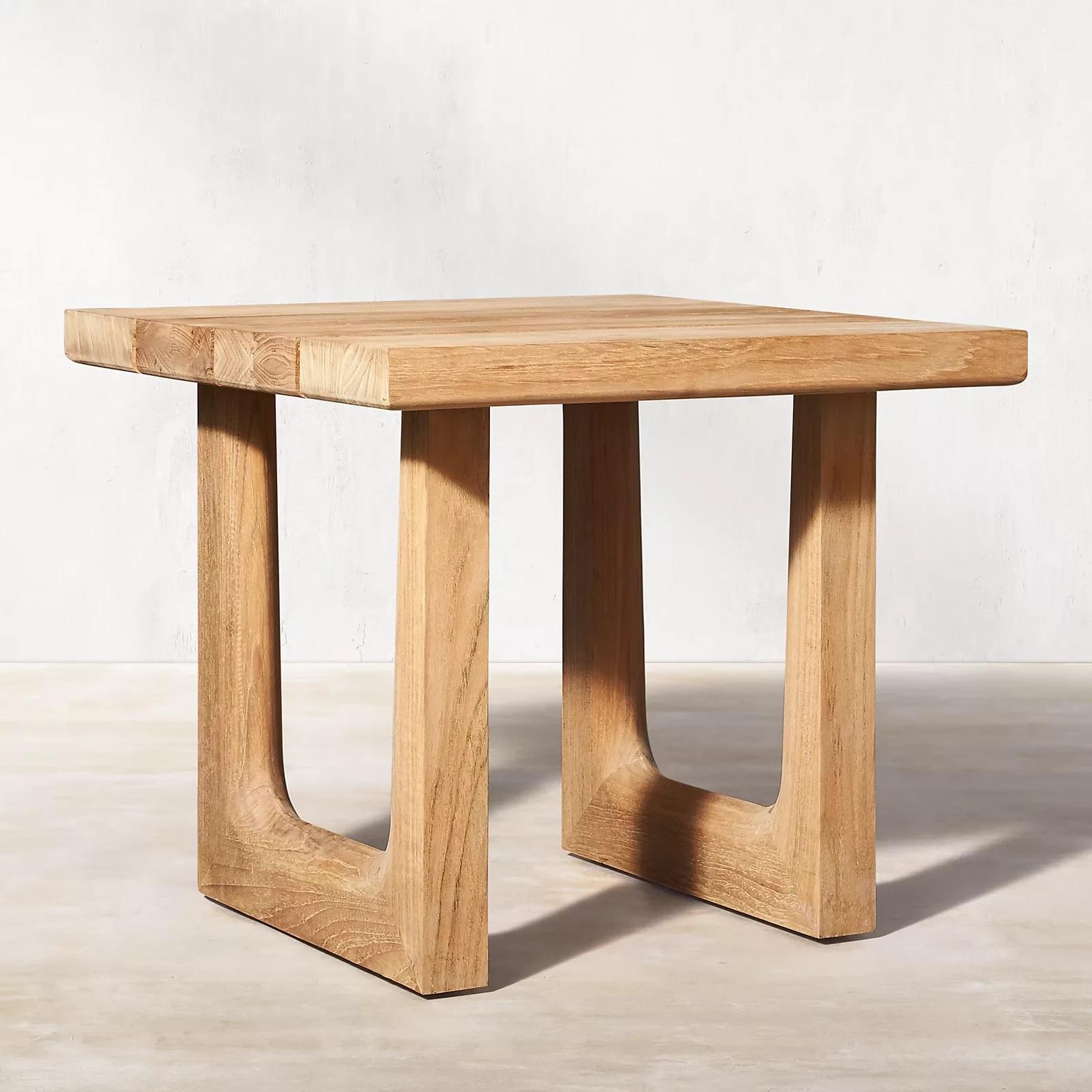 Stolik kawowy z litego drewna  – Outdoor Furniture Hotel recenzja i cena