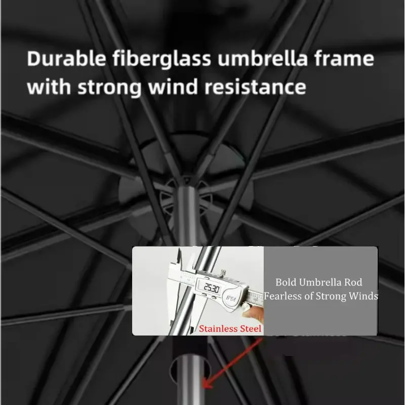 Duży parasol wędkarski ze stal – Parasol Umbrella Large recenzja i cena