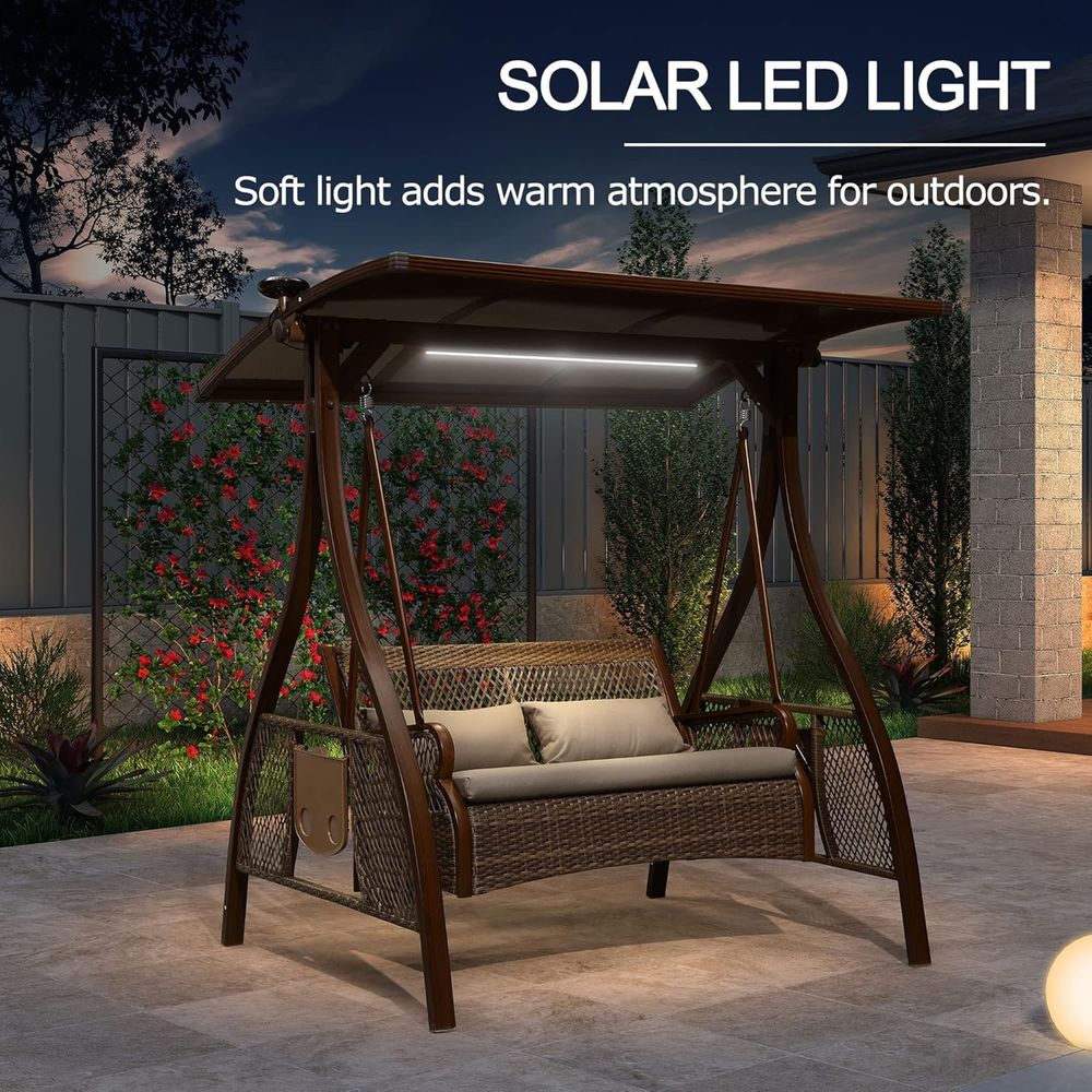 Huśtawka ogrodowa na patio dla – Outdoor Furniture Without Cushions recenzja i cena