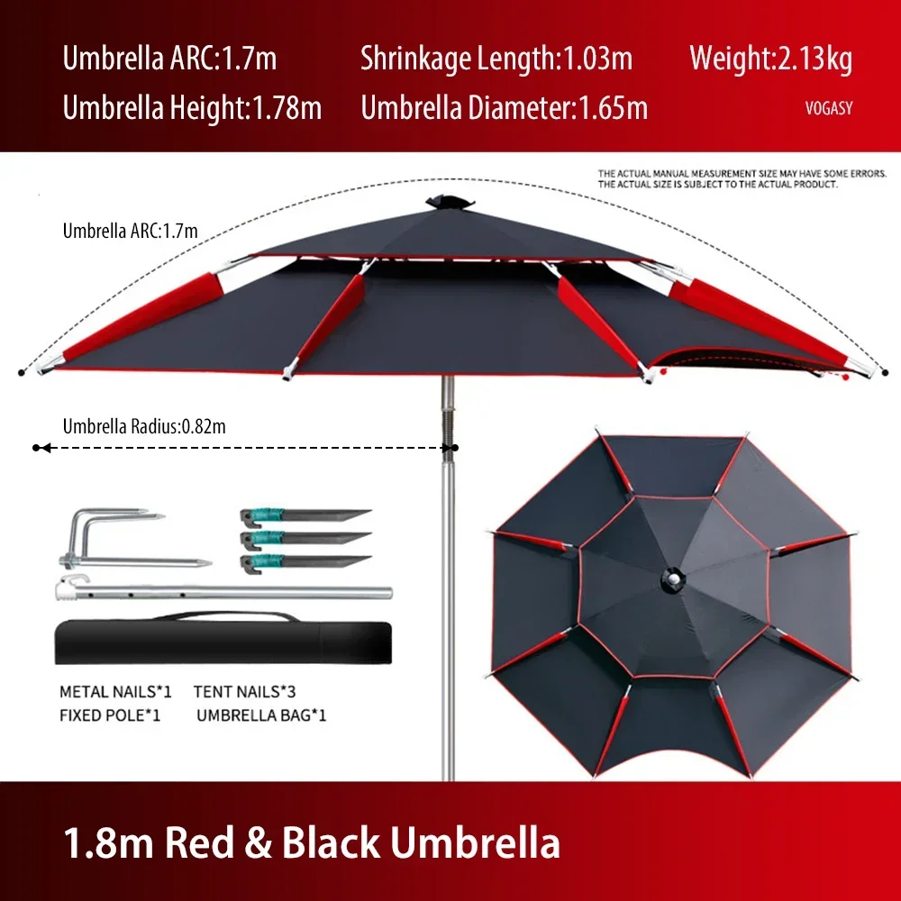 1 szt. Dwupoziomowy Składany D – Parasol Umbrella Large recenzja i cena