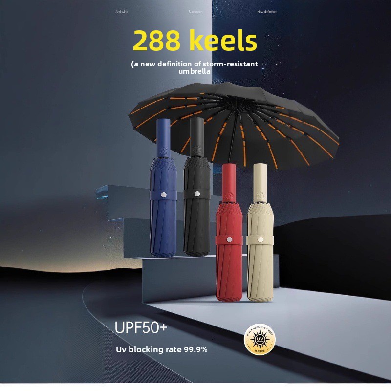 Parasol automatyczny 288 żeber – Parasol Umbrella Large recenzja i cena