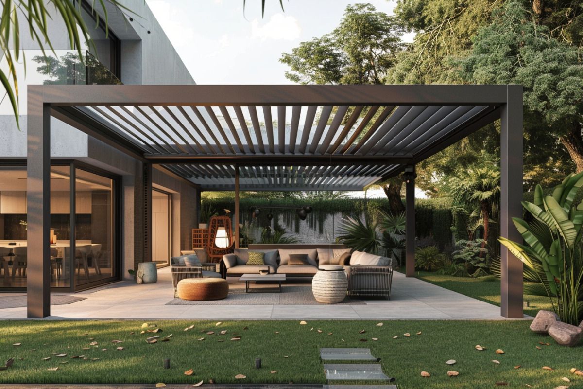 Pergola prostokątna ze stopu a – Outdoor Furniture Aluminium recenzja i cena