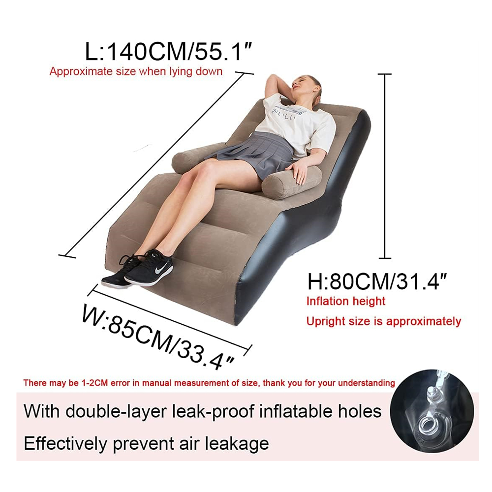 Składana dmuchana sofa, nadmuc – Outdoor Furniture Nearby recenzja i cena