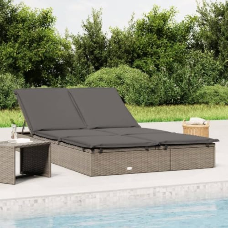 Łóżko ogrodowe dwuosobowe z po – Deck Chair Lounger recenzja i cena