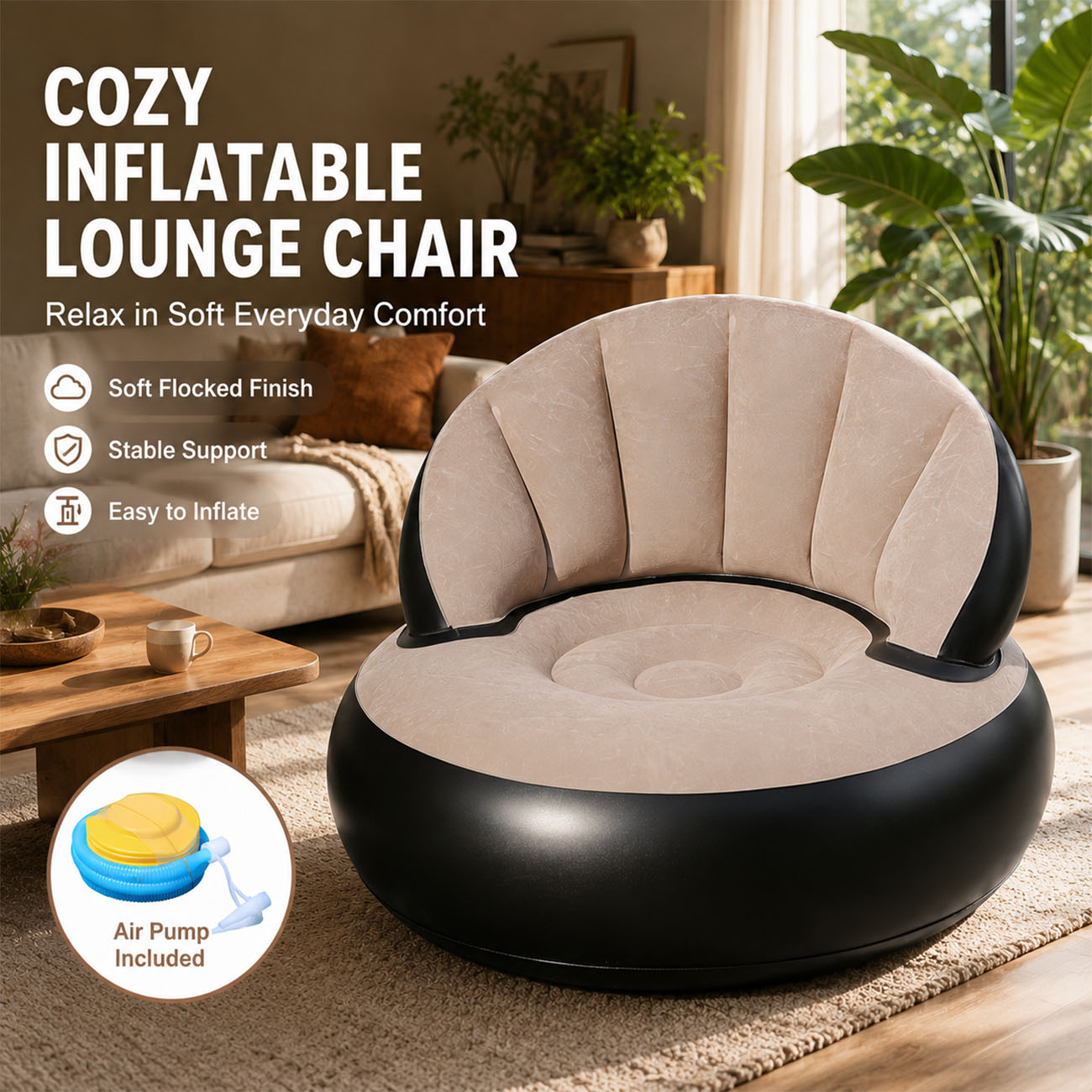 Nadmuchiwane krzesło dla doros – Outdoor Furniture Nearby recenzja i cena